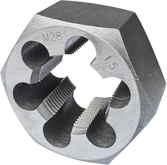 Yamesh M28 x 1 .5 Hex Die Rethreading Die Thread Die Carton Steel For Right Hand