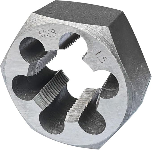 Yamesh M28 x 1 .5 Hex Die Rethreading Die Thread Die Carton Steel For Right Hand
