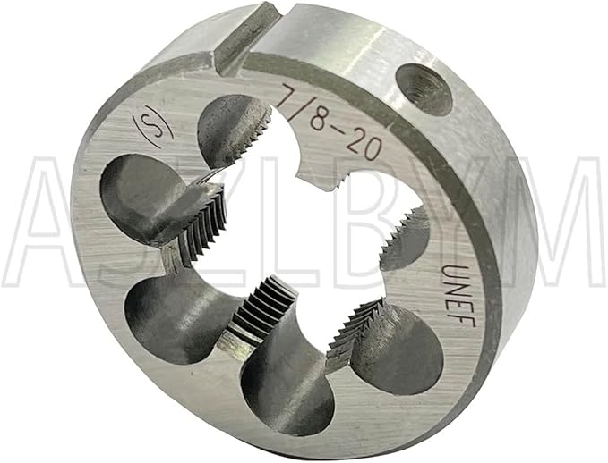 ASZLBYM 7/8-20 HSS Tap And Die Set竊?UNEF Machine Thread Tap and UNEF Round Thread Die Right Hand