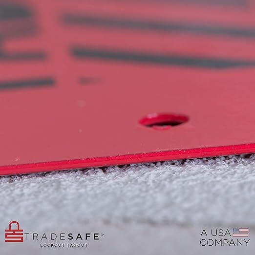 TRADESAFE Lockout Tagout Locks Station - Loto Station Holds up to 10 Safety Padlocks, Loto Locks Rack with No Lock Out Tag Out Padlocks Included