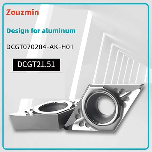 Tungsten Steel Tool Holders C08K-SDUCR07Boring Bar +10PCS DCGT070204-AK DCGT21.51 Indexable Carbide Turning Insert Blades Boring and Outer circlr for Aluminum Copper Plastic Cutting
