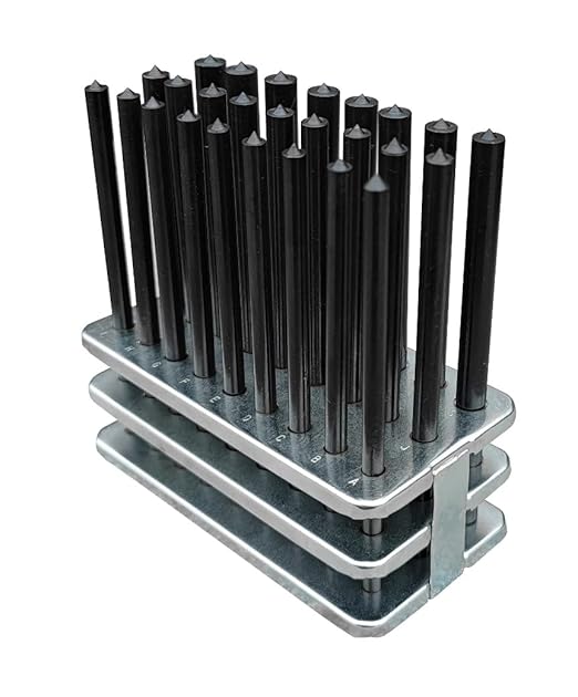 HHIP 8600-0044 25 Piece A-Z Transfer Punch Set