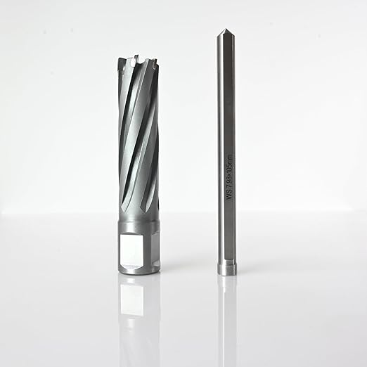 Wind Speed Carbide-Tipped Annular Cutter 3/4" Diameter x 2" Depth with Weldon Shank, High Precision Mag Drill Bit for Magnetic Drill Press, for Hard Material, Stainless Steel, Cast Iron, CT-500