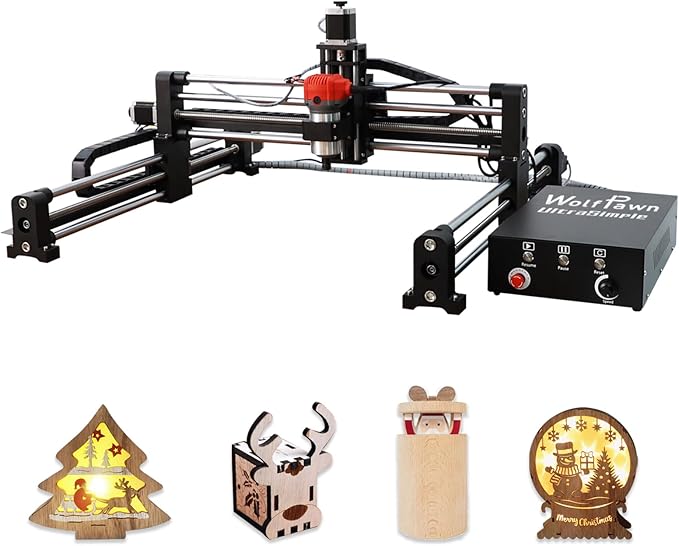 Upgraded CNC Router Machine,3-Axis Grbl Conrol Milling Machine for Wood Acrylic Aluminum,Engraving Milling Machine for Wood Aluminum Cutting to Linear Rails (Style - A, 39.4in)