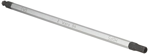 Wera 05002943001 Vario 84 Hexagon Combination Blade for Vario Handle Screwdriver, 5mm Head, 175mm Blade Length