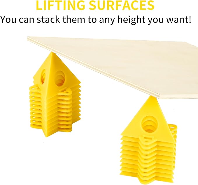 36pcs Painters PyramidStands - Paint Triangle Stands竊똏aint Stands for Painting竊똌ini Cone Paint Stands for Cabinet and Door Risers Support (36)