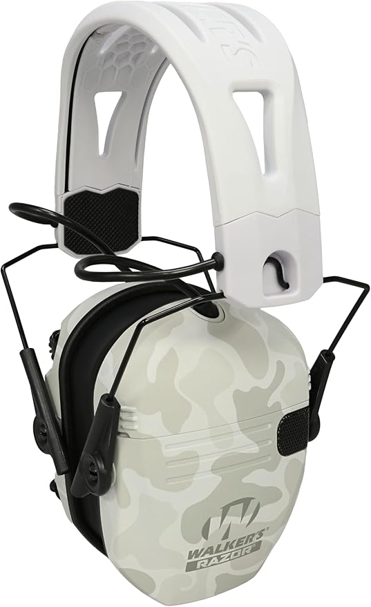 Walker's Razor Slim Ultra Low Profile Compact Design Adjustable Range Shooting Hunting Hearing Protection Electronic Earmuffs