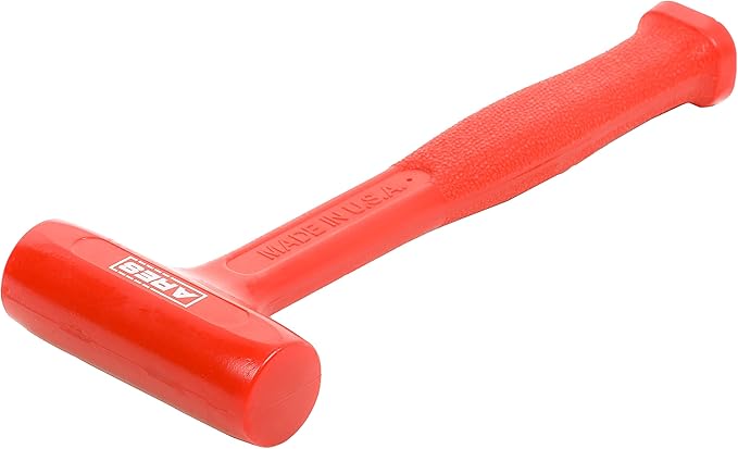 ARES 23050 – 18oz Slim Line Deadblow Hammer – Heavy Head Delivers Powerful Striking Force – Slim Profile Head Design for Greater Impact Accuracy - Made in USA