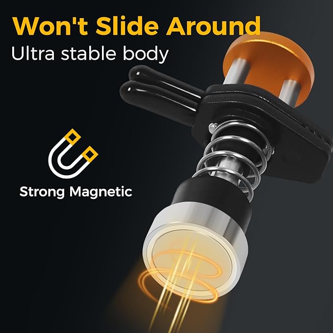 Magnetic Helping Hands Clamp Metal, Adjustable Third Hand Soldering Holder Stand For Small Electronics, Hobby DIY, Craft, PCB Repair, Precise Work, Exclusive Dual-Head Ultra-Grip