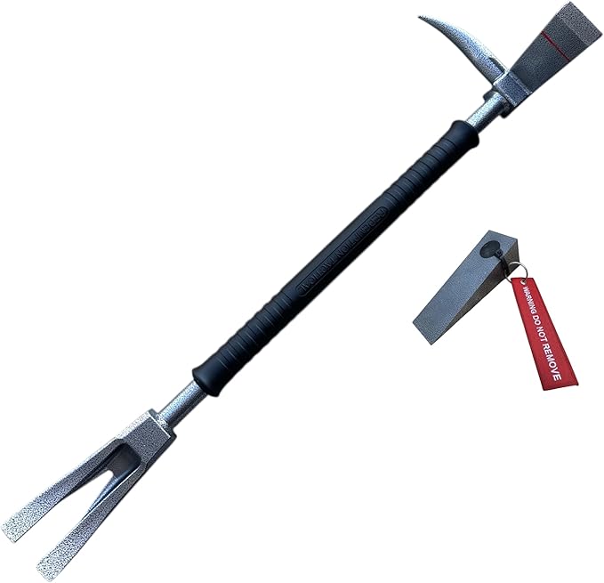 Redemption Tactical Hoolligan Breacher Up Halligan Pry Bar Fireman Tool Wedge (30 Inch, Tool and Wedge)