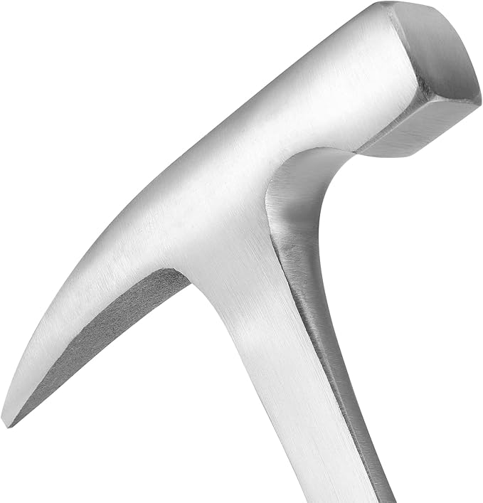 MANCHAP 2 PCS 32oz Rock Pick Hammer, 2LB Masonry Hammer with Pointed Tip for Geological, Camping
