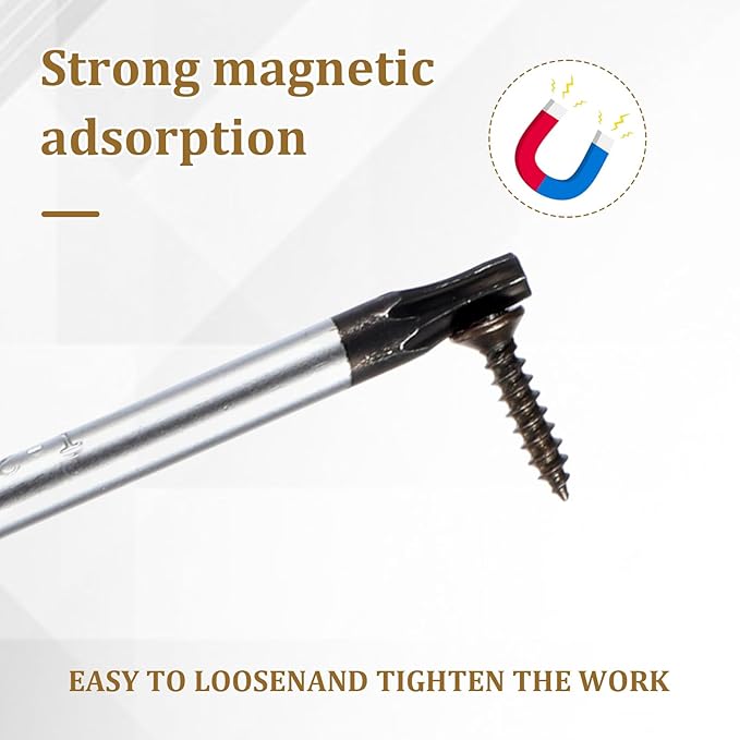 2 Pcs T20 Torx Screwdriver, Magnetic Torx Driver Star Bit Screwdrivers, Security Torx Screwdriver with Insulated PVC Handle, Magnetic Head Screwdriver for Repairing DIY (T20)