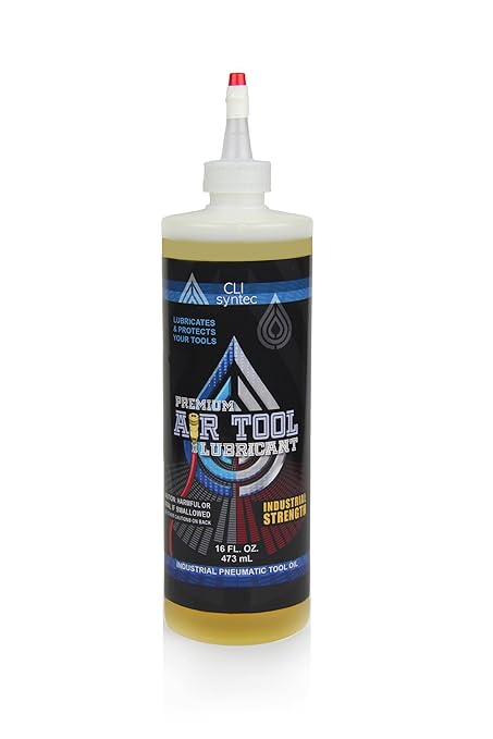 Premium Air Tool Lubricant - 16 FL. OZ. Industrial Pneumatic Tool Oil