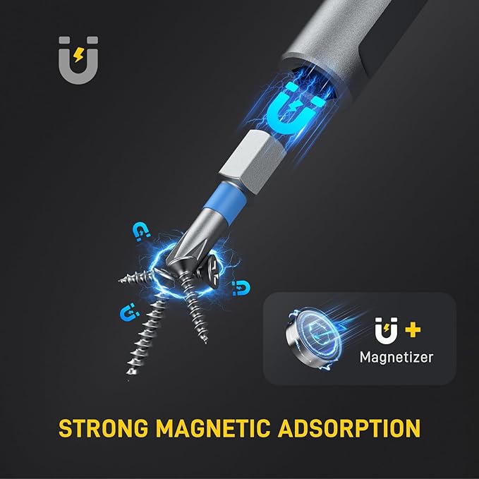74 in 1 Magnetic Screwdriver Set, Ratchet Screw driver Set, Multi Bit Screwdriver Set with Detachable Handle, Repair Tool Kit for Furniture, Precision Electronics, Bicycle, Watch, DIY, Computer