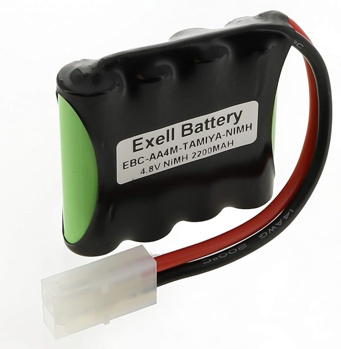 4.8V 2200mAh Custom NiMH Battery Pack w/Tamiya Connector for Power Tools, Lights
