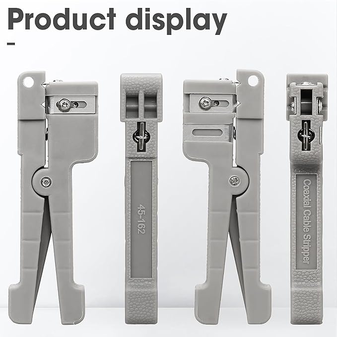 3pcs Fiber Optic Coaxial Cable Stripper 45-162&45-163&45-165 suitable for wire diameters of 0-7.9mm Fiber Transverse Loose Tube Stripper Fiber Optic Cable Stripping Cleaver Slitter