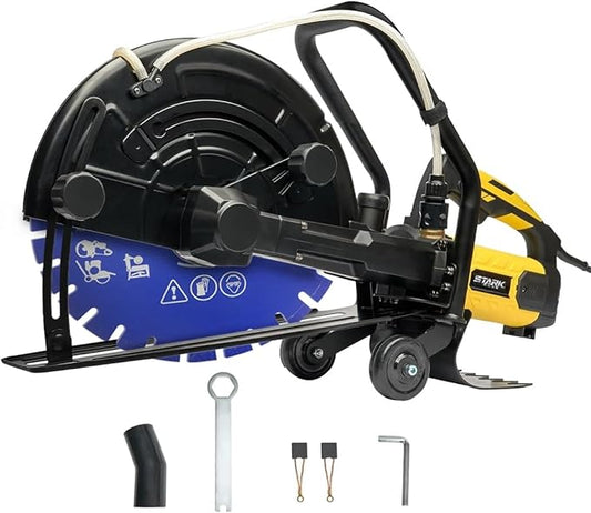 XtremepowerUS 3200W Electric 16" Cutter Circular Saw Concrete Saw Wet/Dry Cutter Saw 20AMP With Water Line Attachment (Blade Not Included)