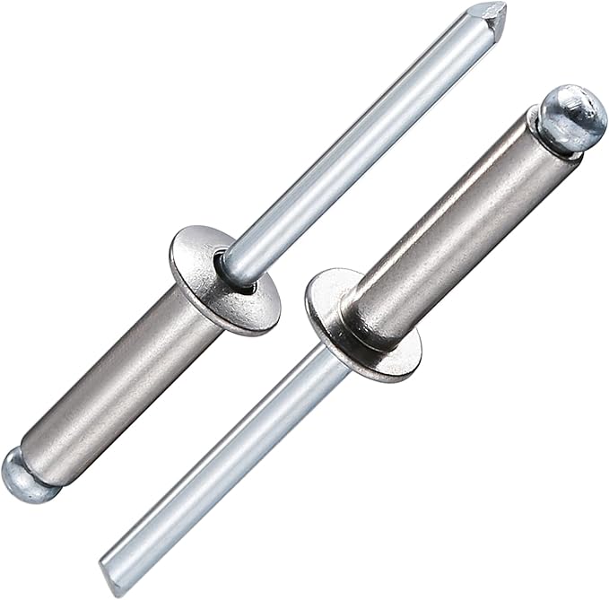 (200Pcs) 3/16"x3/4" stainless steel blind pro Rivets,Steel handle and stainless steel mandrel
