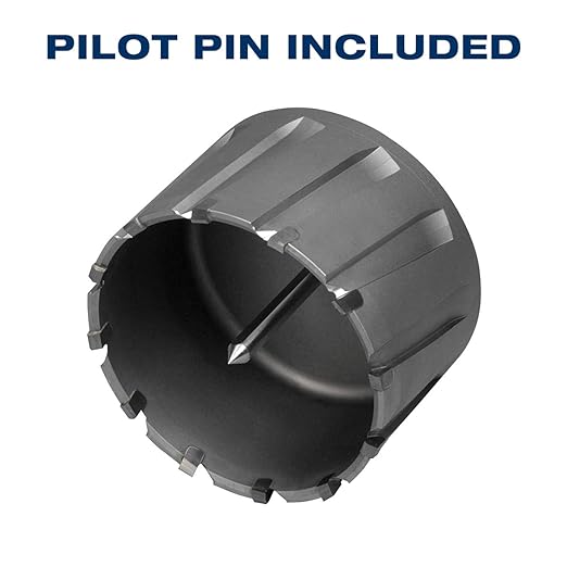 CS Unitec 9-1-8132 C 4-1/8" x 8" TCT Hornet Tungsten Carbide-Tipped Annular Cutters, 4-1/8" Cutting Diameter, Tungsten Carbide, 8" Flute