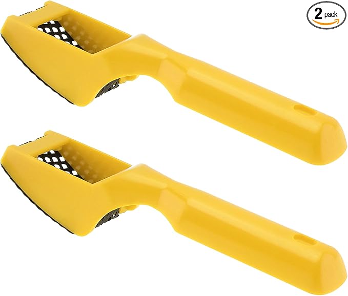 2pcs Surform Shaver Mini File Hand Plane, Yellow
