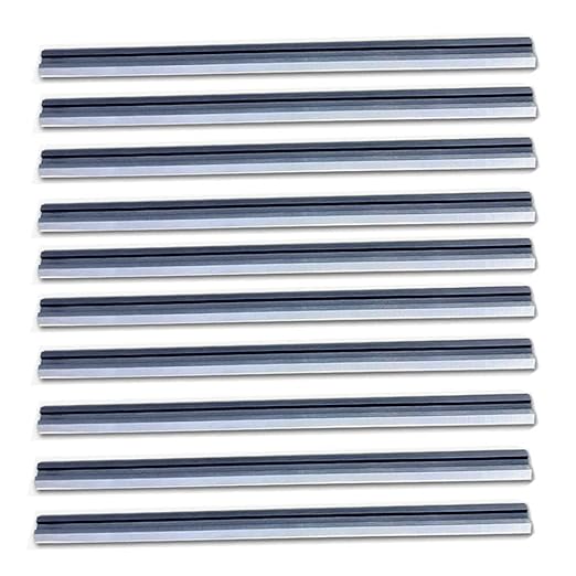 FOXBC 3-1/4 Inch Planer Blades, 10 Pack 82mm Planer Blades Replacement for Bosch, Makita, DeWalt, Wen 6530, Ryobi, Craftsman and More 3-1/4 Hand Portable Planers (HSS)