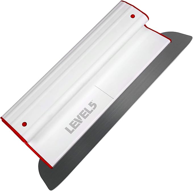 LEVEL5 14-Inch Composite Skimming Blade | Precision 0.3mm German Stainless Steel Blade Insert (Replaceable), Ergonomic Polymer Blade Profile | 4-914C