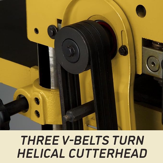Powermatic 15-Inch Planer, Helical Cutterhead, 3 HP, 230V 1Ph (Model 15HH)
