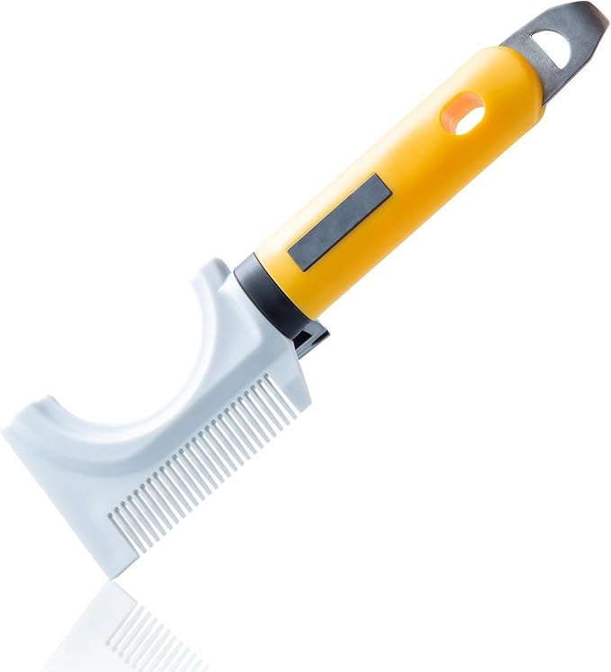 VOOMEY 7-in-1 Paint Brush Comb, Paint Roller Cleaner, Paint Brush Cleaner Tool,Paint Can Opener,Scraper Design