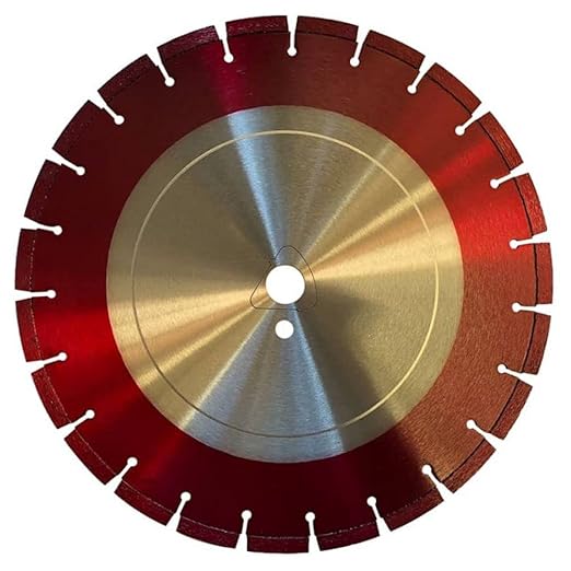 12" Green Concrete Diamond Saw Blades for Early Entry Cutting - 0.250" Width, Medium Bond