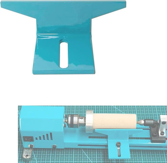 Mini Lathe Extended Thick And Wide Holder Easy To Work With Long Pieces Of Wood Thicker Steel Plate Sturdy And Durable
