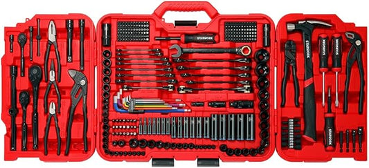 STARWORK TRUE MECHANIC 306-Piece Mechanics Tool Set and Socket Set, Comprehensive Tool Kit, Automotive Repair Tool Set, ?륯liers Wrench?? Professional