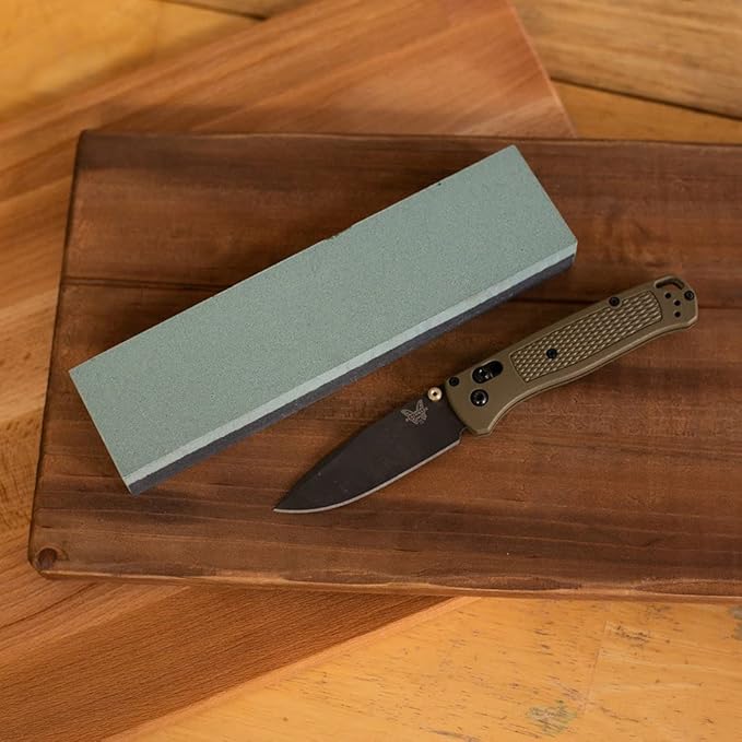 6" Dual Grit Knife Blade Sharpener Sharpening Stone, 120/240 Grit