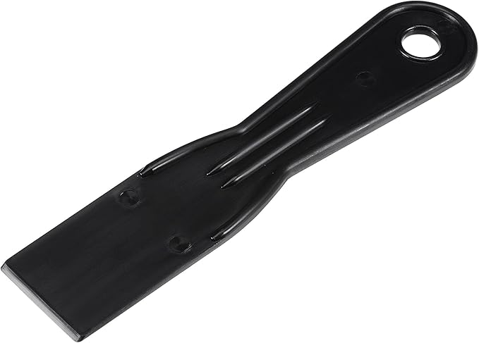 uxcell Putty Scraper 1.5" ABS Plastic Spatula Drywall Patch Repair Spreader Wall Covering Smoother Black 2Pcs