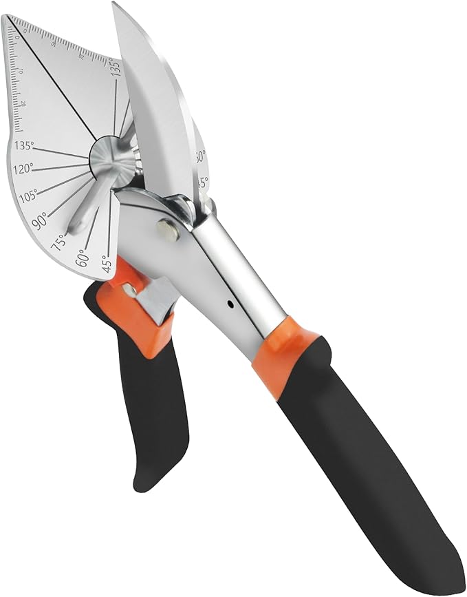 Angle Mitre Shear Cutter - Multifunctional Tool for Angular Cutting of Plastic, PVC, and Molding Trim