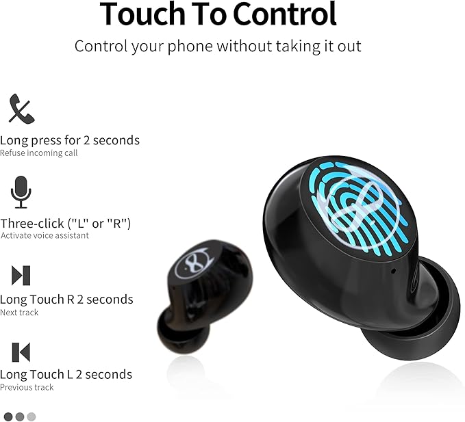Robot Earphones, True Wireless Bluetooth Earphones with Noise Reduction and Waterproofing, Suitable for Both Adults and Children, with a Continuous Usage time of 40 Hours.