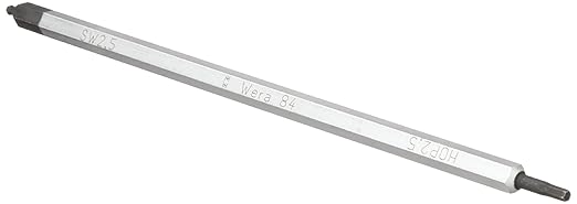 Wera 05002936001 Vario 84 Hexagon Combination Blade for Vario Handle Screwdriver, 2.5mm Head, 175mm Blade Length