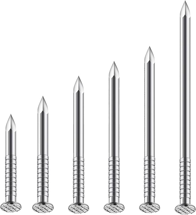 (29 pcs)3-1/2 inch Stainless Steel 304 Nails, Hanging Nails, Wall Nails, Dowels, Long Nails