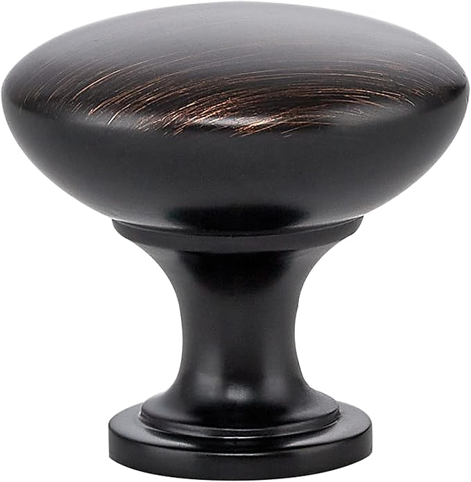 Ravinte 15 Pack Cabinet Knobs - Oil Rubbed Bronze & Brass Drawer Pulls & Door Knobs for Kitchen & Dresser Drawers
