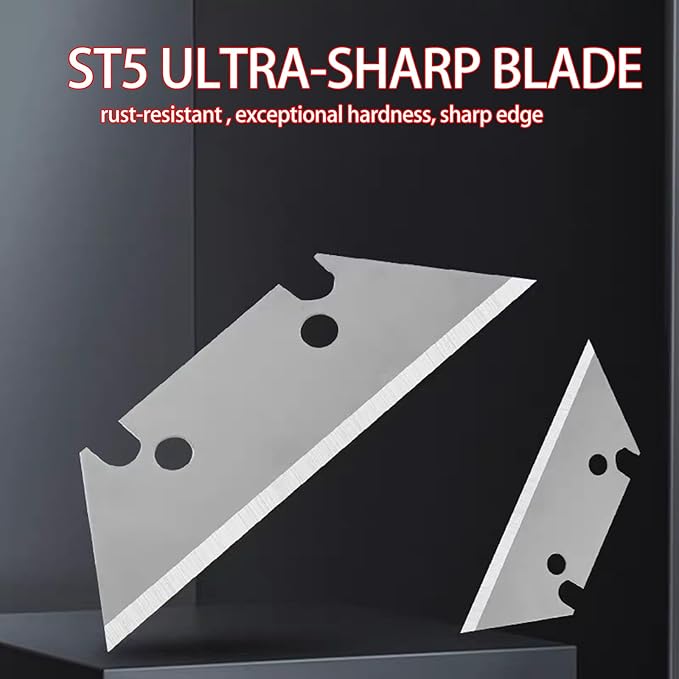 20pcs Miter Shears Replacement Blade - Upgraded ST5 Ultra-sharp Angle Shears, Miter Trim Cutter, Anti-rust (20pcs Replacement Blades)