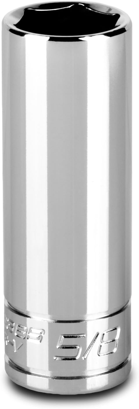 Capri Tools 5/8-Inch Deep Socket, 3/8-Inch Drive, 6-Point, SAE
