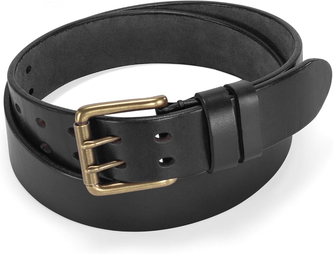 Thicken Full Grain Leather Mens Belt Heavy Duty Mens Work Belt Mens Belt High Hardness Buckle Packed In Gift Box