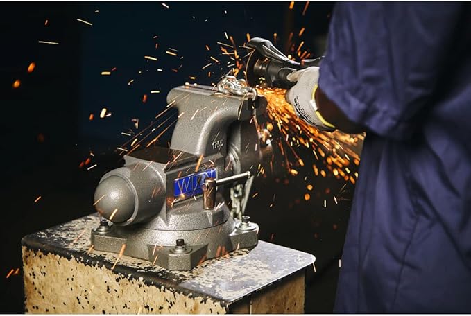 Wilton Tradesman Bench Vise, 8" Jaw Width, 6-3/4" Max Jaw Opening, 4-3/4" Throat (Model 1780A)