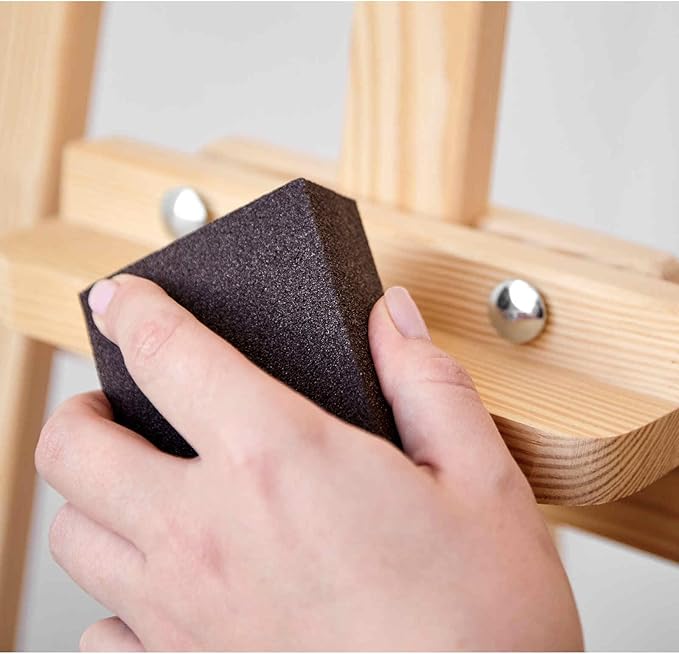 HARFINGTON 10pcs Superfine Sanding Sponge Blocks 800-1000 Grit Foam Sanding Block for Polishing Kitchen Metal Wood Drywall, 100x70x25mm