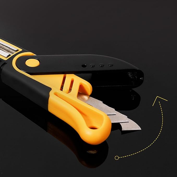 ACCUFINE Acrylic Sheet Cutter Tool Plexiglass Cutter and Utility Knife Comes with 40 Blades in 4 Types.