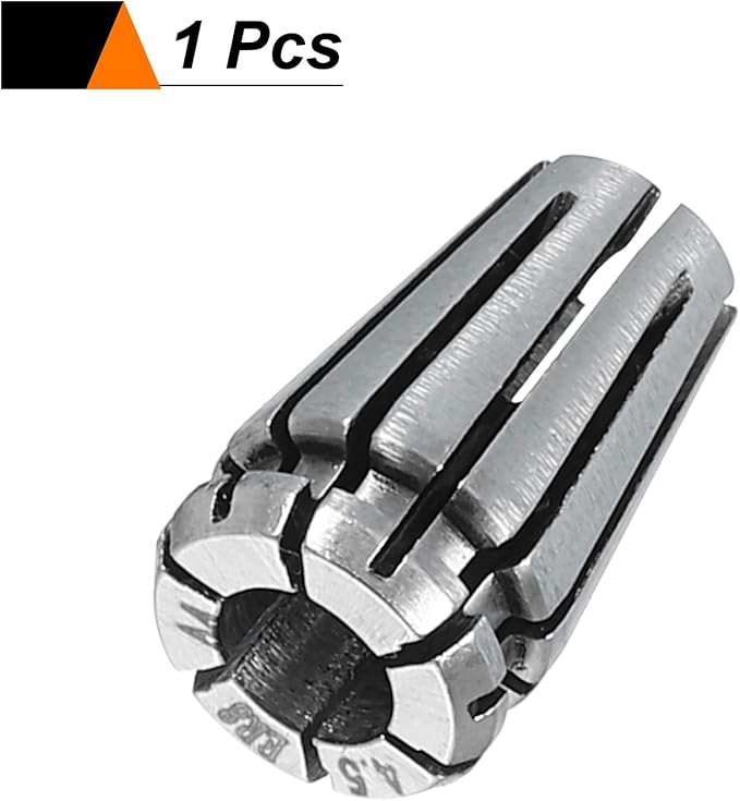 HARFINGTON Spring Collet Chuck ER8 4.5mm 65Mn Spring Steel Precision Router Collets for CNC Engraving Milling Lathe Tool