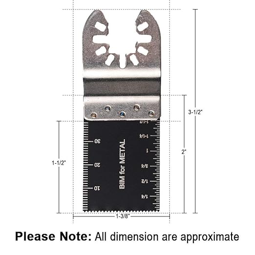 20PCS Bi-Metal osciallting Saw bldes, Diagtree Oscillating Multitool Quick Release Saw Blades Fits Fein Multimaster, Porter Cable, Black&Decker, Bosch Craftsman, Ridgid, Makita etc