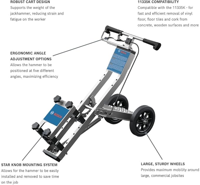 BOSCH GHT130 Floor Removal Cart for The 11335K Hammer