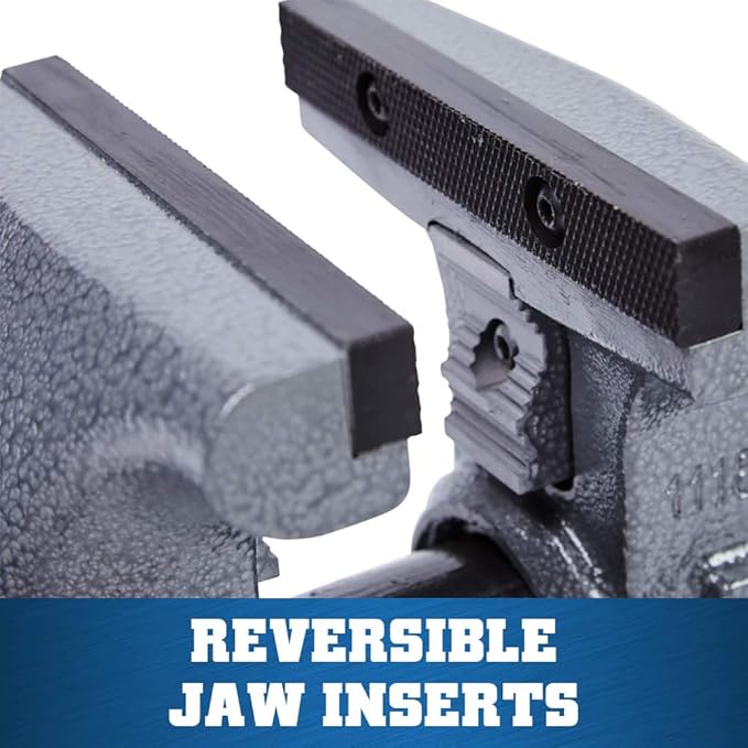 Wilton Tradesman Bench Vise, 4-1/2" Jaw Width, 3-1/2" Max Jaw Opening, 3-1/4" Throat (Model 1745)