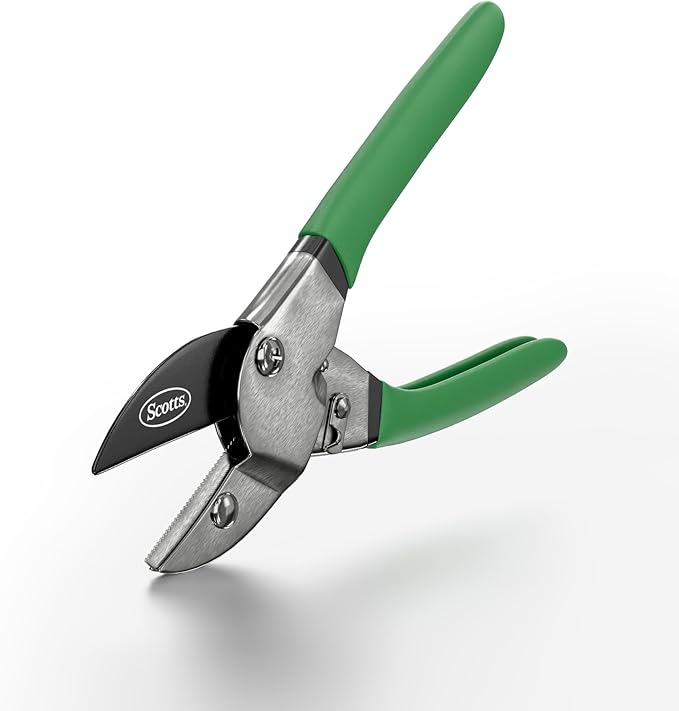 Scotts 8 in. Anvil Pruning Shears ??1/2 in. Cutting Capacity, Heavy-Duty Garden Pruner for Dry Stems and Dead Wood, Sap Resistant ??Comfort Grip with Sharp Carbon Steel Blade for Yard and Garden Use