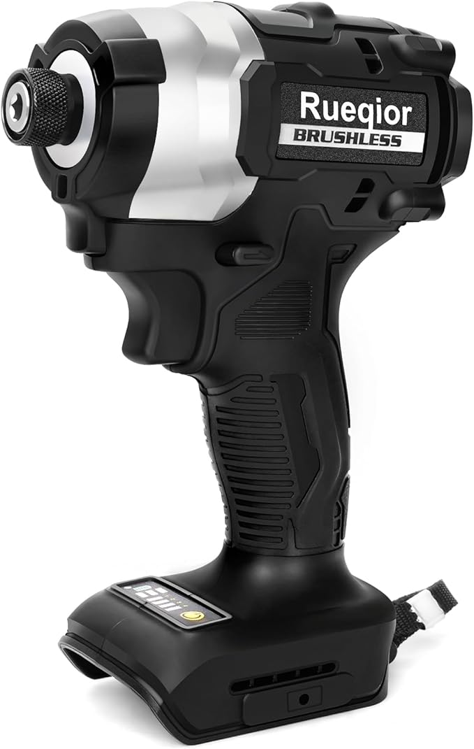 Cordless Impact Driver 1/4 inch for DeWalt 20v Battery, Brushless Driver 220Ft-lbs(300N.m), 3-Speed Lightweight Power Impact Drivers with LED Light(Tool Only)